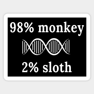 Monkey sloth climbing design Sticker